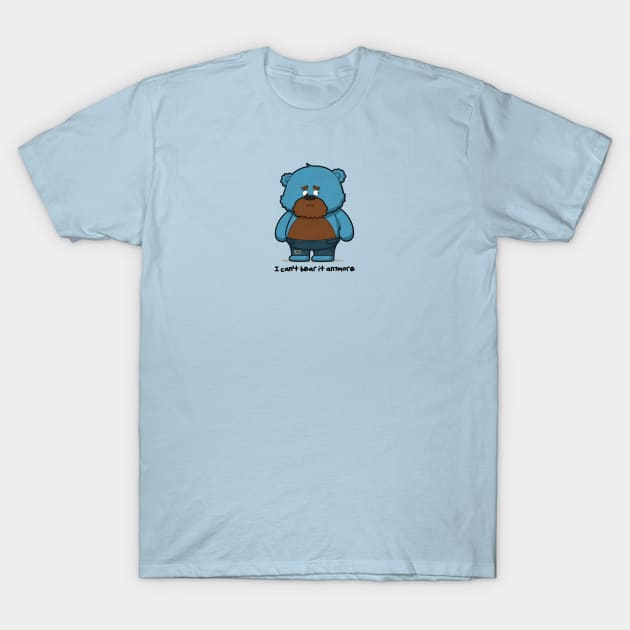 Melancholy Bear T-Shirt by My Geeky Tees - T-Shirt Designs